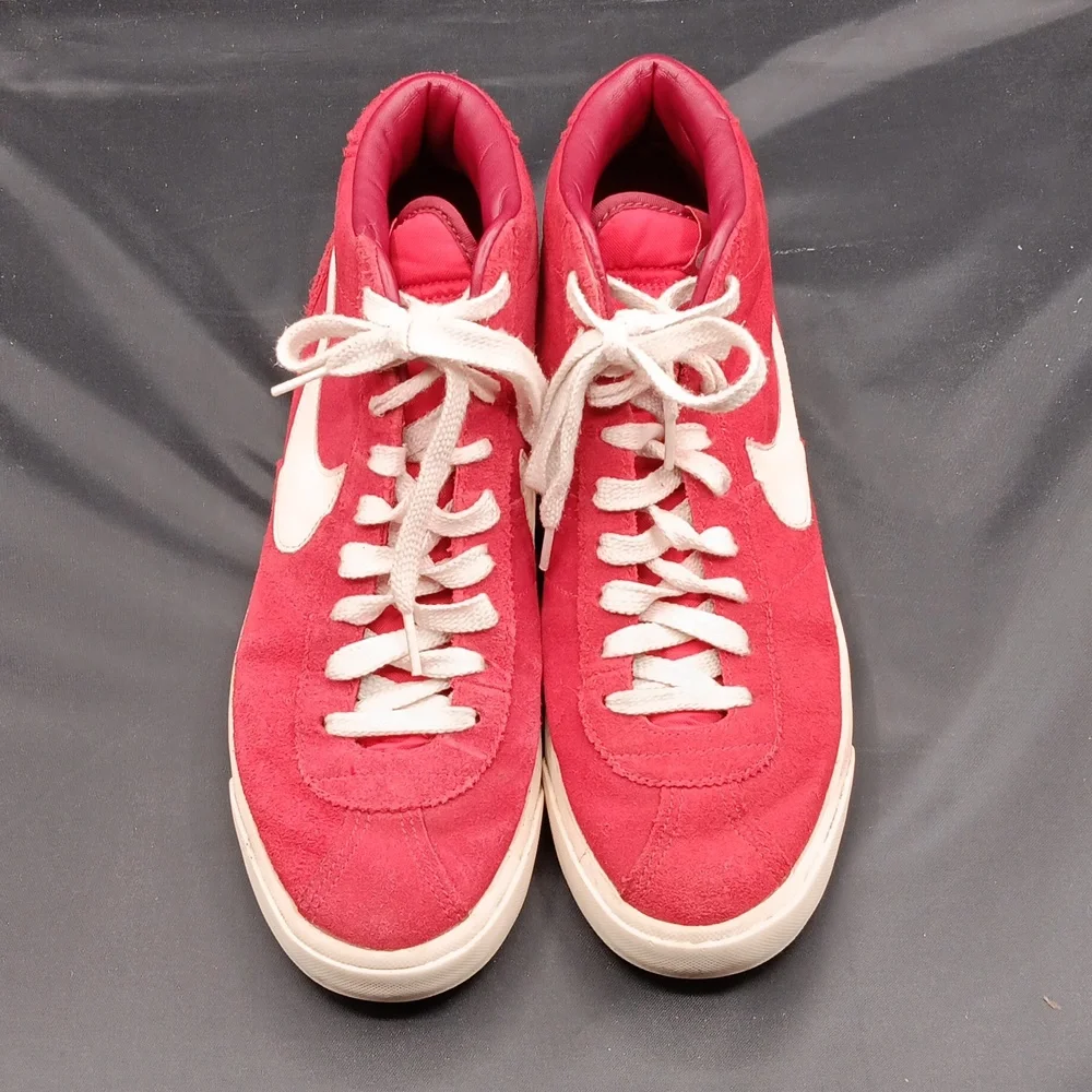 Nike Bruin Mid Gym Men's Sunlight Red/White Size 11 Shoes - Picture 4 of 7